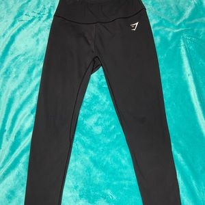 EUC Gymshark Black Seamless Leggings Sz Small